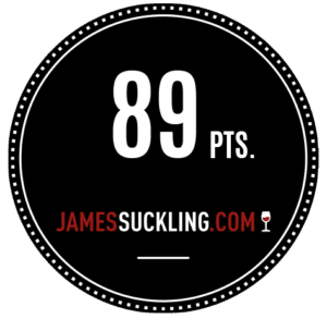 James Suckling 89 points rating
