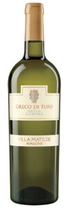 Villa Matilde Greco di Tufo white wine bottle from Campania, Italy