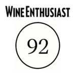 Wine Enthusiast 92 point score rating