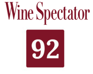 Wine Spectator 92 point rating