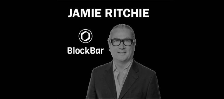 Photo of a man named Jamie Ritchie the COO of Blockbar
